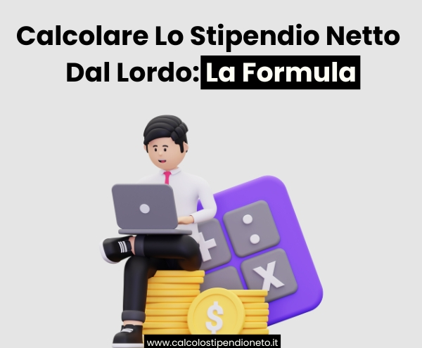 stipendio netto dal lordo, stipendio lordo netto